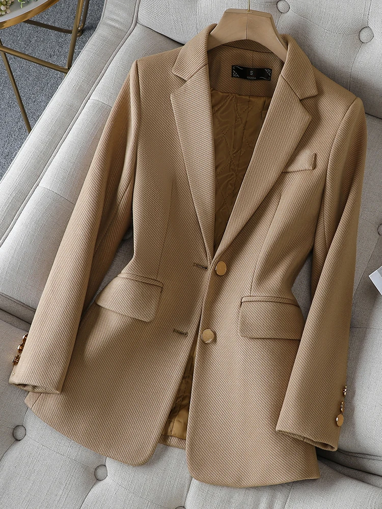 Women Formal Wear Business - Moda Bayanlar Blazer Kadın Yeşil Siyah