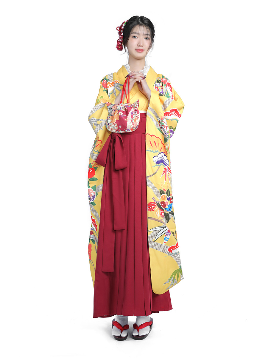 Japanese Women Formal Wear - Kadın Japon Kimono Seti Wabi-Sabi Tarzı