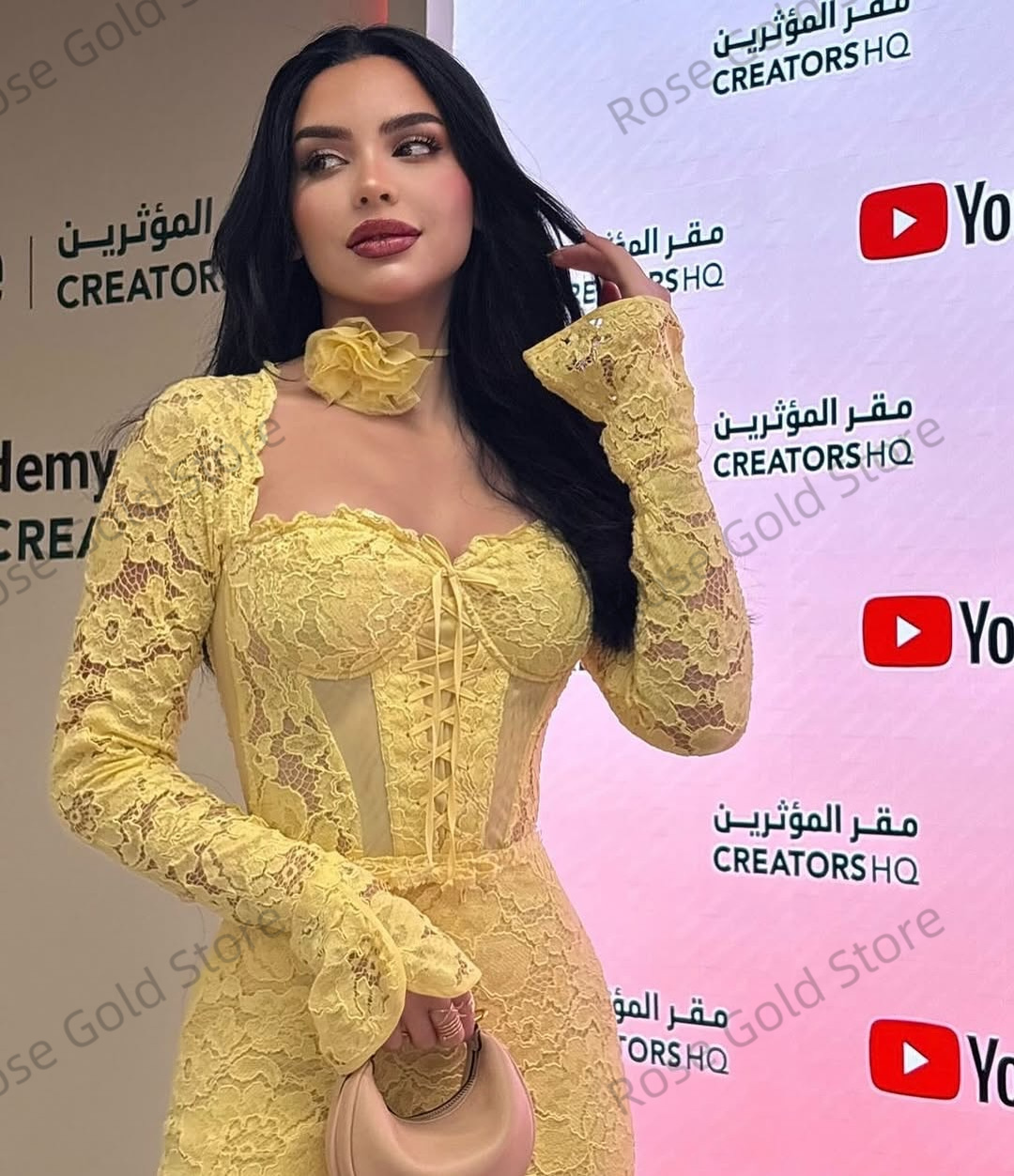 Yeni Sarı Denizkızı Abiye Elbi - Women Formal Wear Dubai incelemesi ve fiyatı