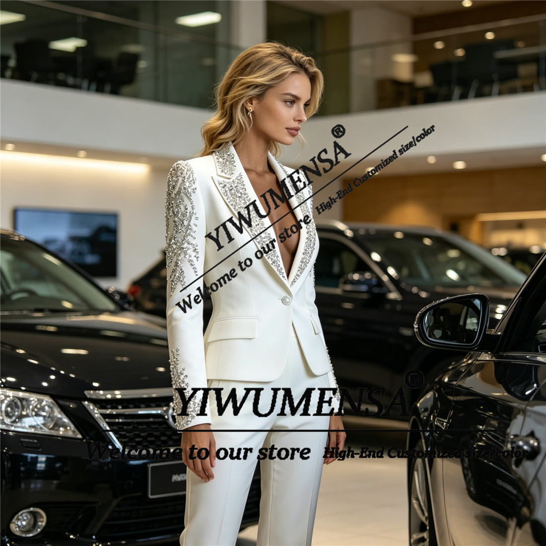 Lüks Kadın Takım Elbise 2 Parç - Women'S Formal Wear Pants Suit incelemesi ve fiyatı