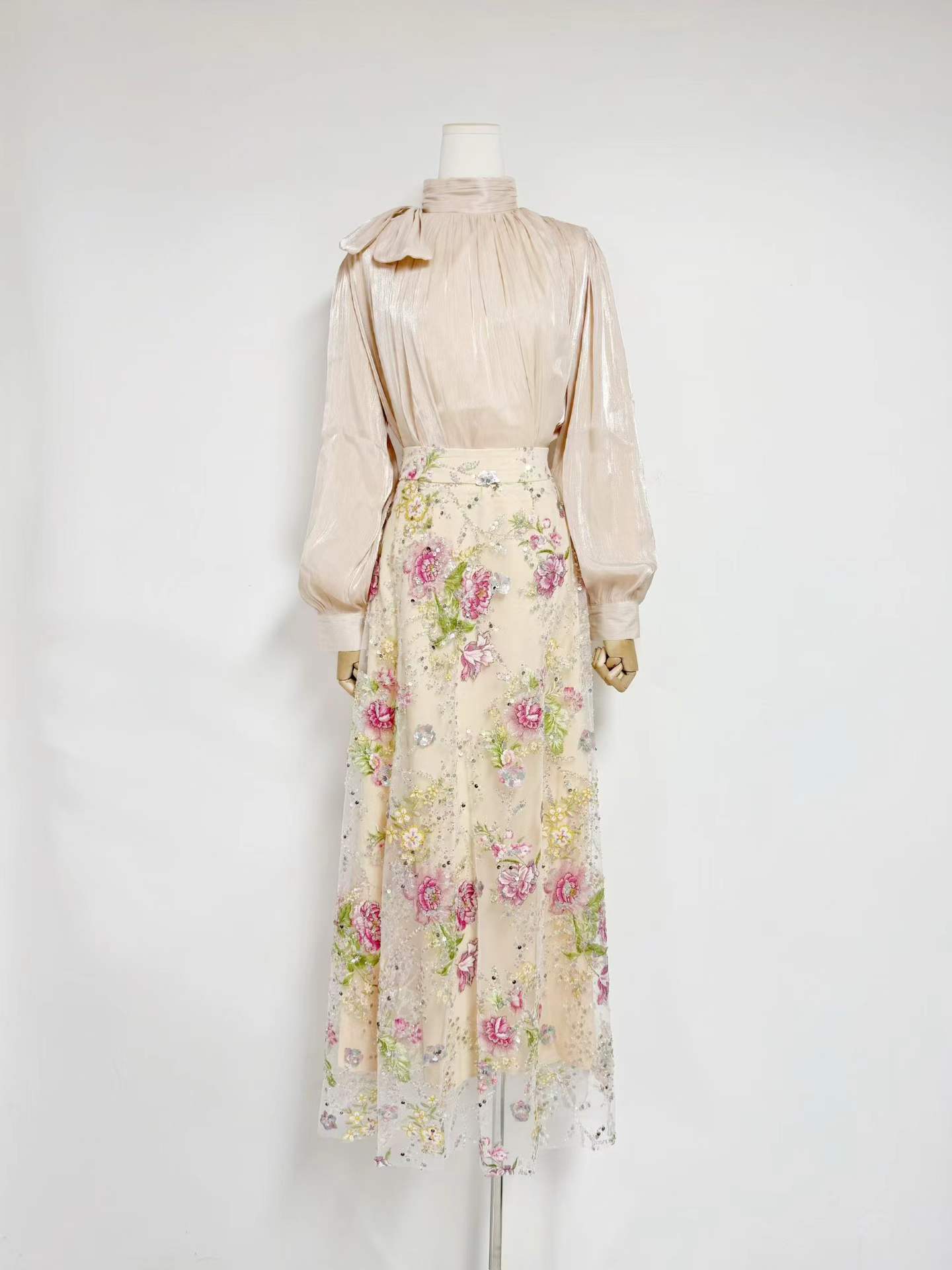 VGH Zarif Şık Siyah Çiçek Dese - Women'S Formal Wear Blouse incelemesi ve fiyatı