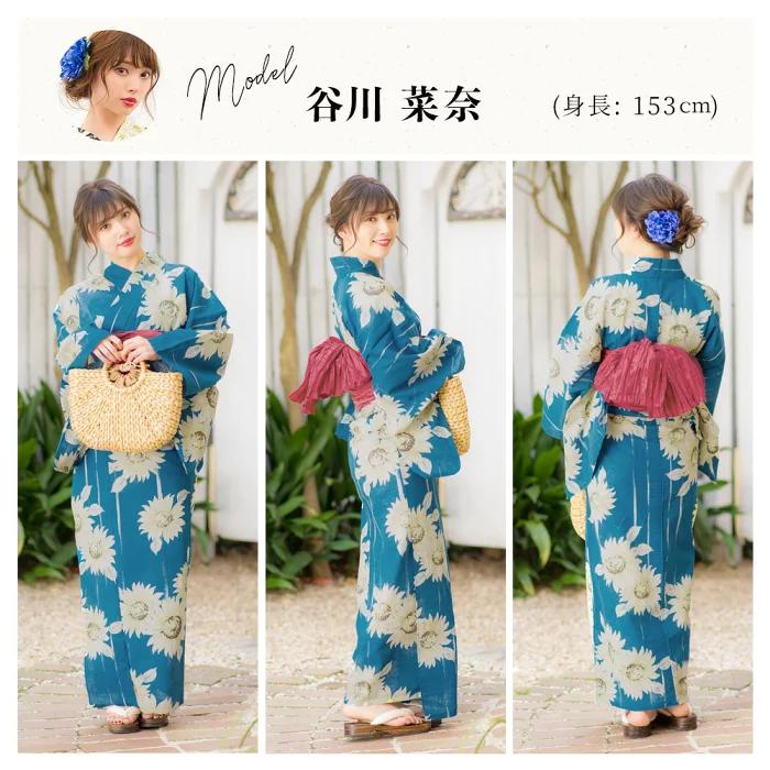 Japon Kimono Yukata Kadın Pamu - Japanese Women Formal Wear incelemesi ve fiyatı